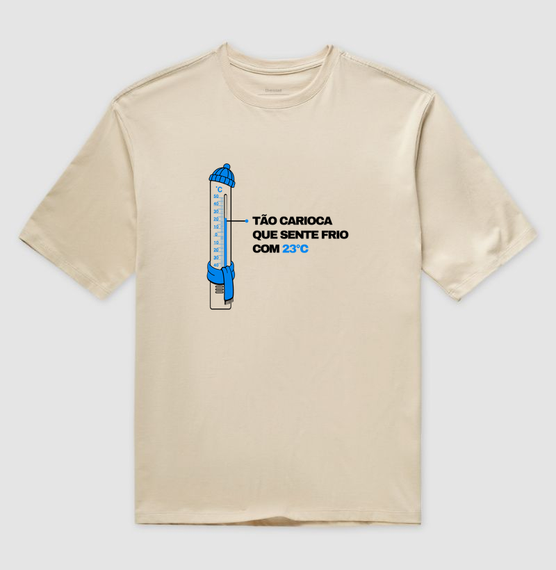 DODDIO - Frio 23° graus - Camiseta Oversized