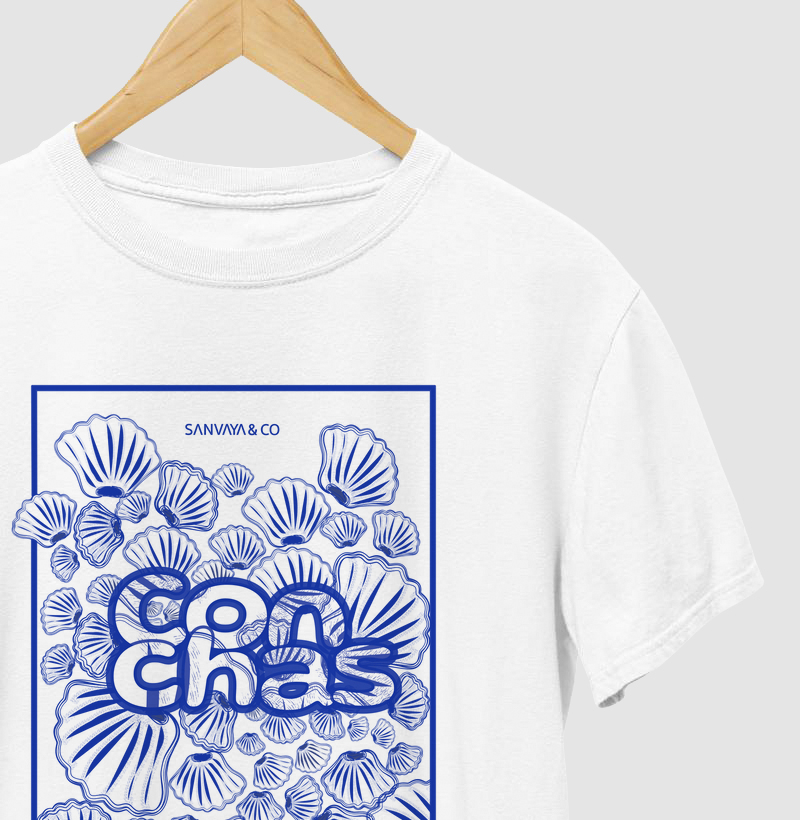 Camiseta Conchas