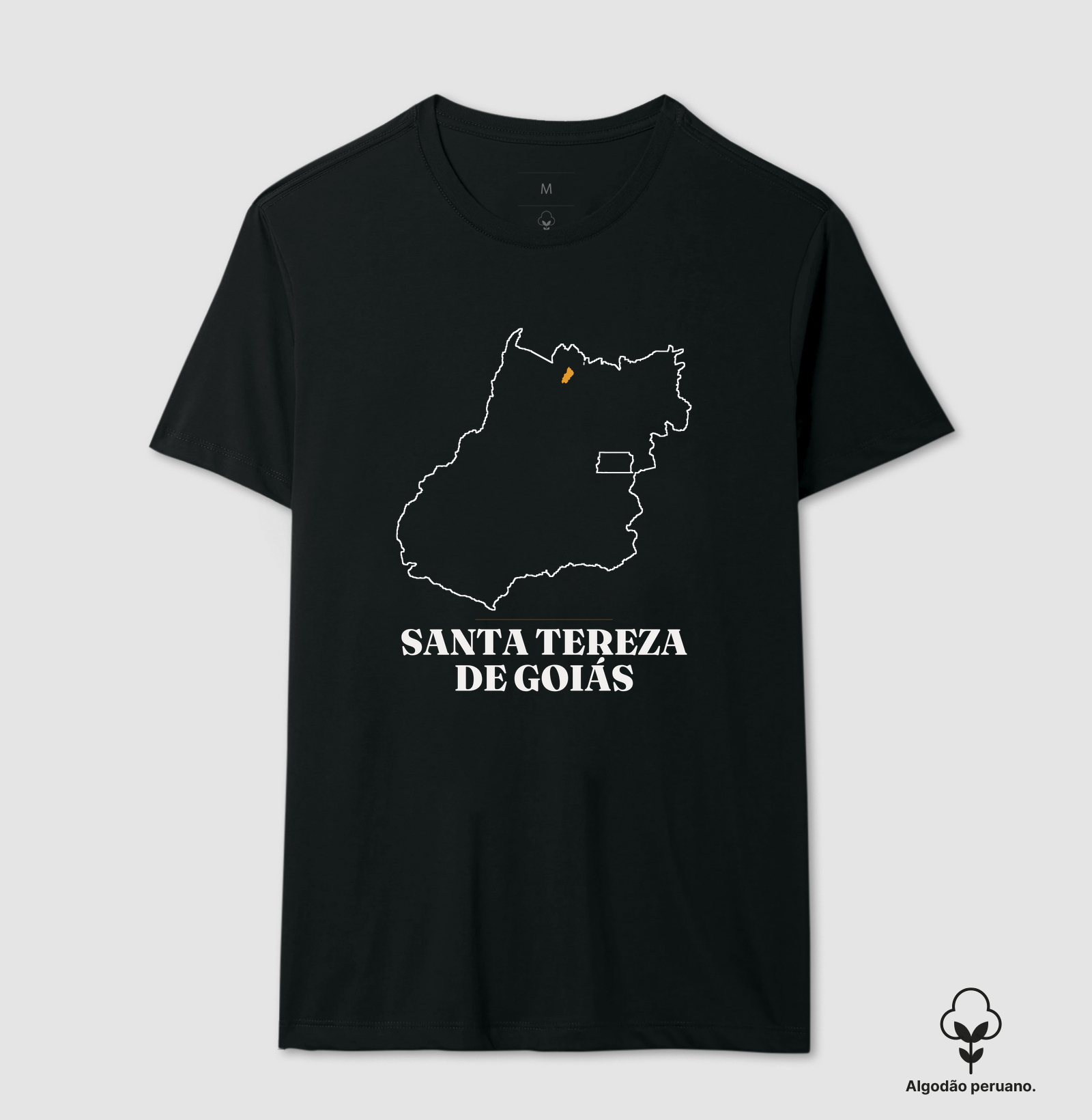 Santa Tereza de Goiás | Traço GO - Camiseta Algodão Peruano
