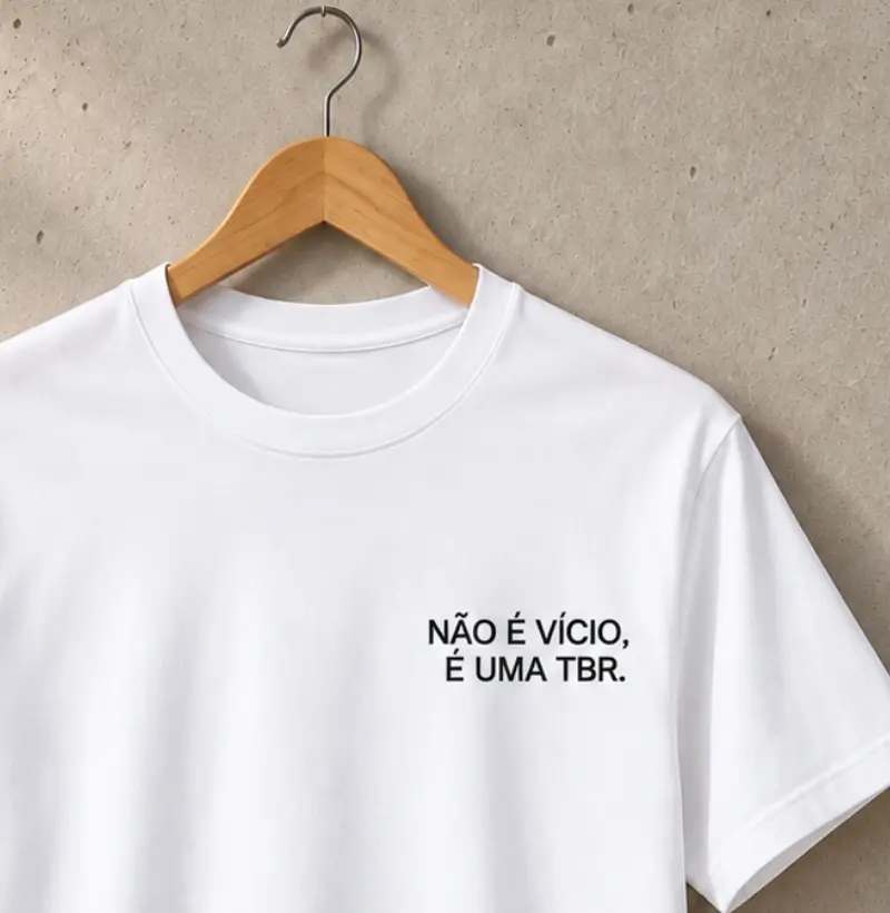 Não é vício, é uma TBR - Camiseta