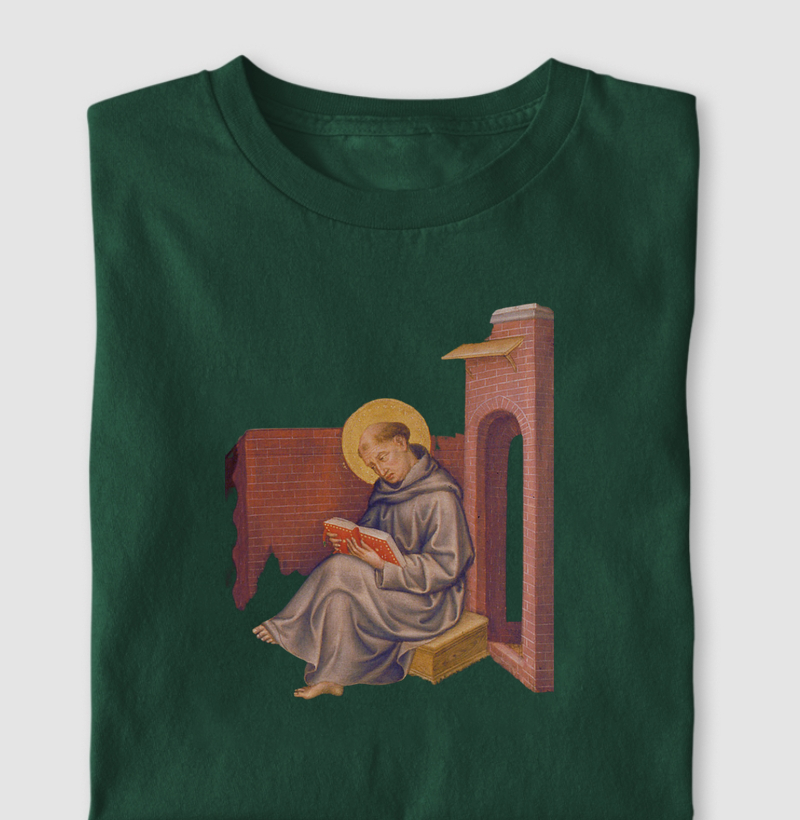 Camiseta São Tomás de Aquino em leitura 1400