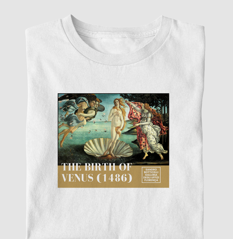 O Nascimento de Vênus (1486) - Sandro Botticelli