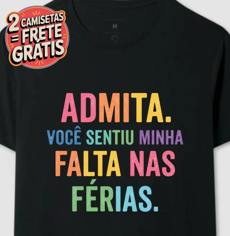 Admita, você sentiu minha falta nas férias