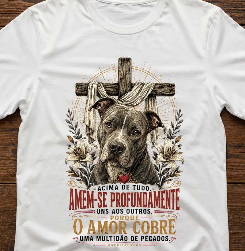 ACIMA DE TUDO AMEM-SE PROFUNDAMENTE UNS AOS OUTROS POR QUE O AMOR COBRE UMA MULTIDÃO DE PECADOS.