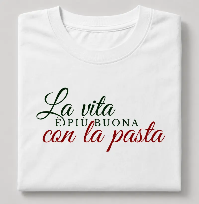 La vita è più buona con la pasta