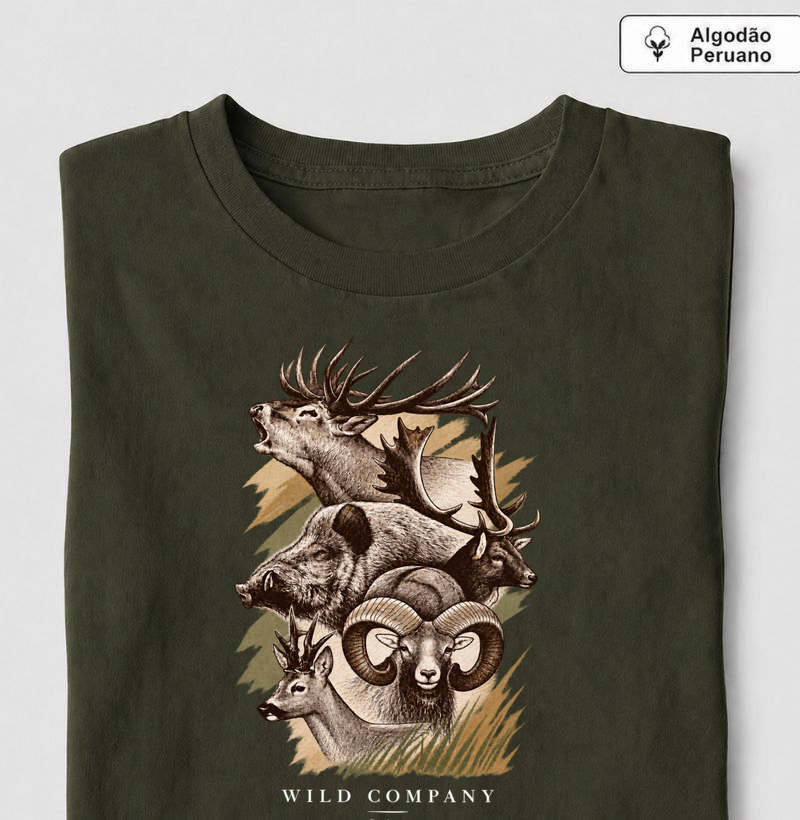 Wild Company - Camiseta Algodão Peruano