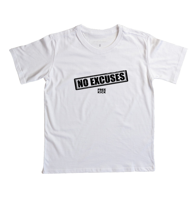 CAMISETA INFANTIL FREE KICK NO EXCUSES