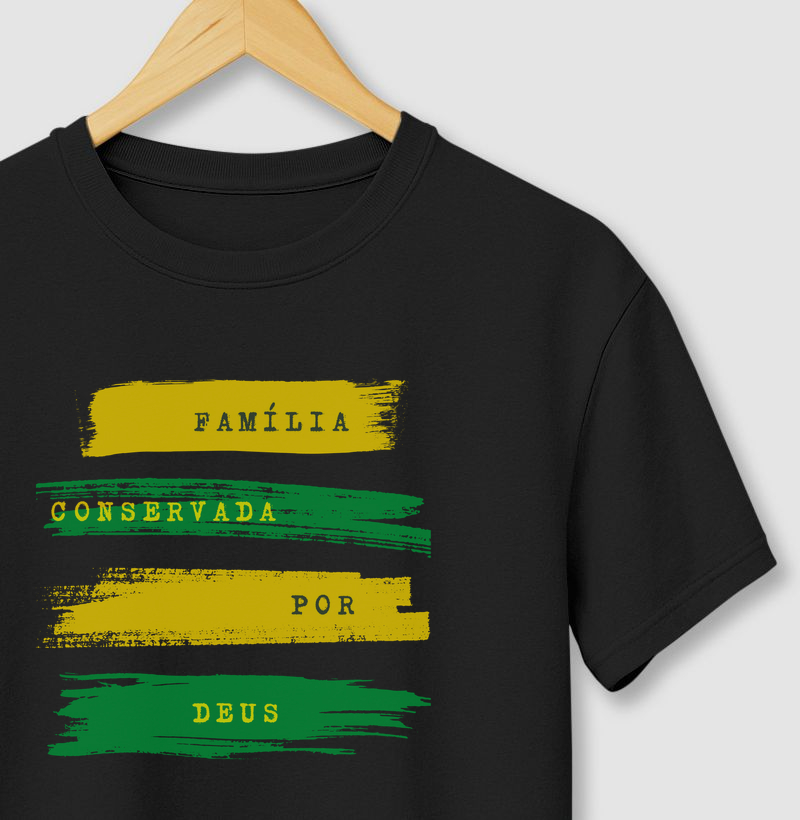 Família conservada por Deus , faixa verde amarelo 