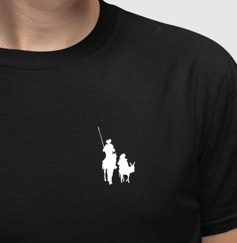 Dom Quixote e Sancho - minimalista