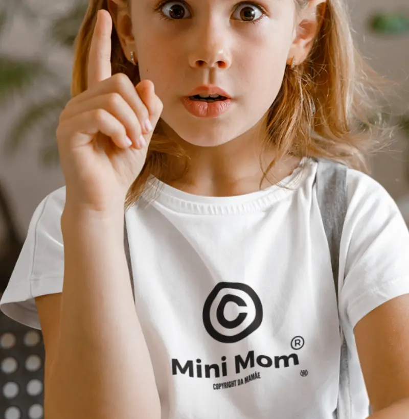 Mini mom - Copyright da mamãe