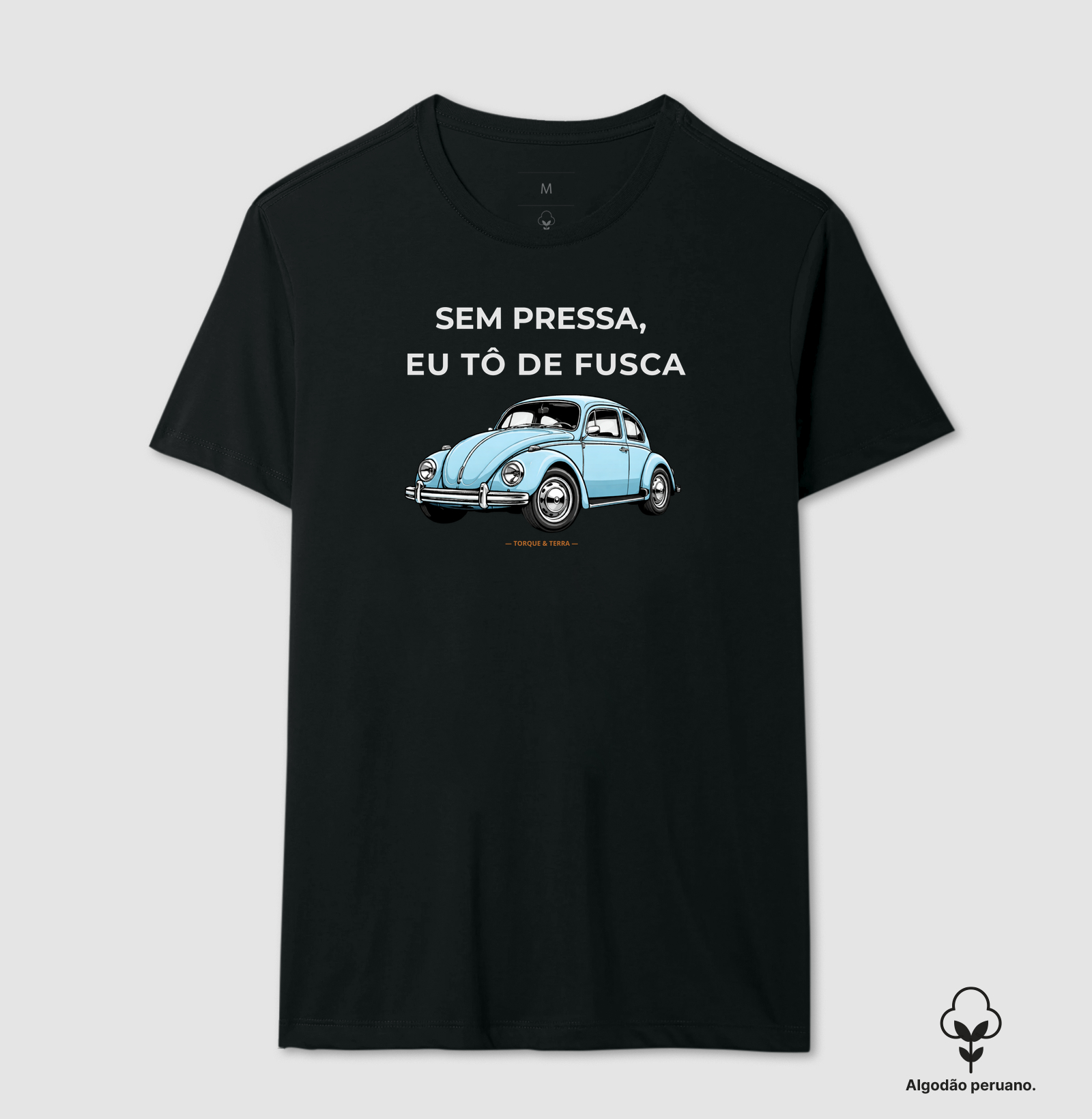Sem pressa, eu tô de fusca - Azul Claro
