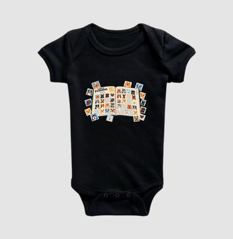 Album de Figurinha Canino - Body Infantil