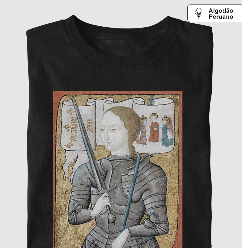 Camiseta Algodão Peruano A Coragem de Joana d'Arc