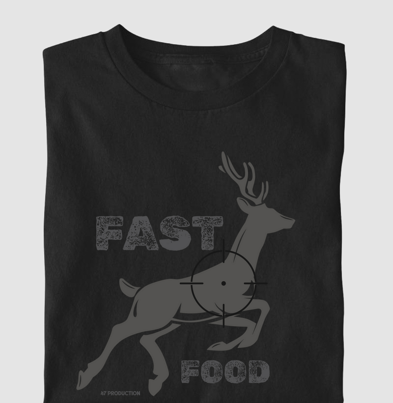 Camiseta "Fast Food" – Edição Gazela