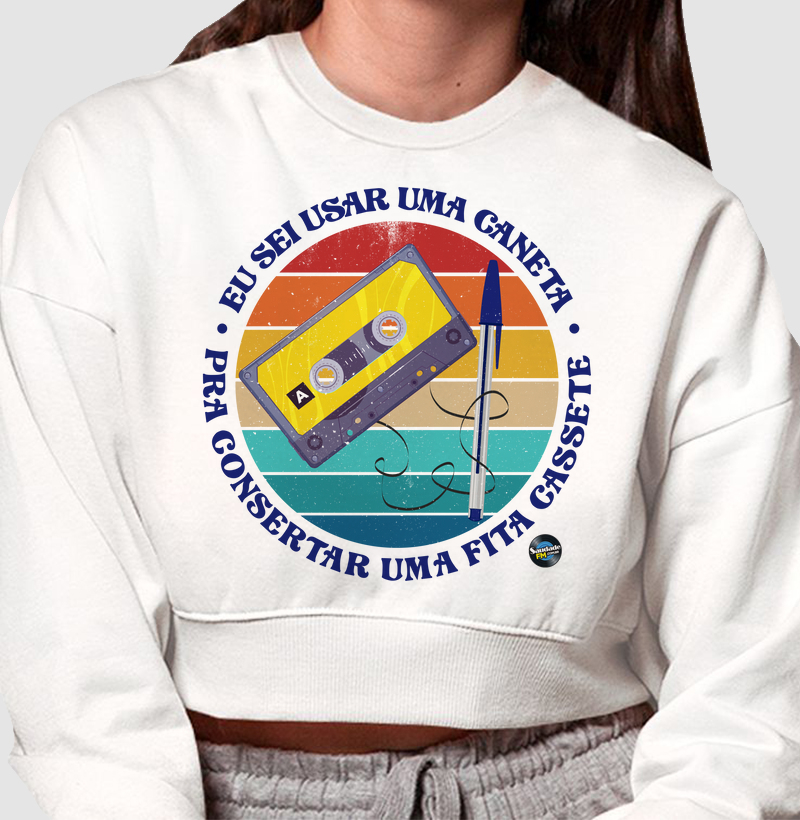 Fita cassete e a caneta