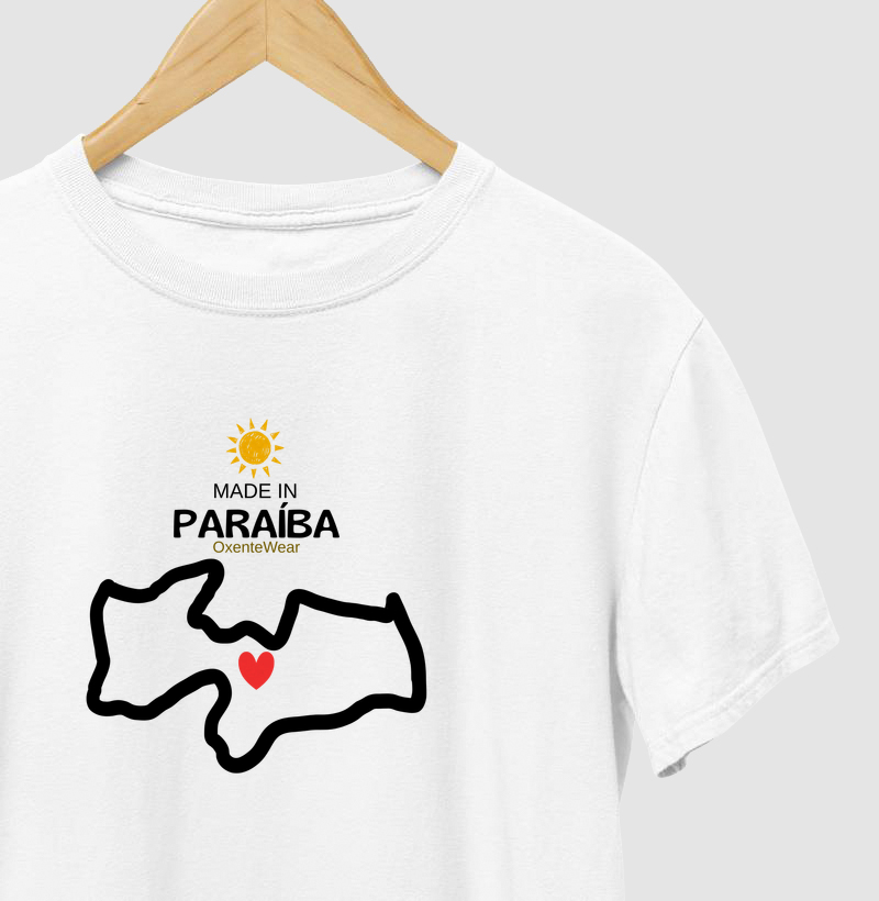 Camiseta Made in Paraíba | OxenteWear