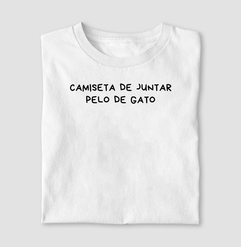 Camiseta de juntar pelo de gato