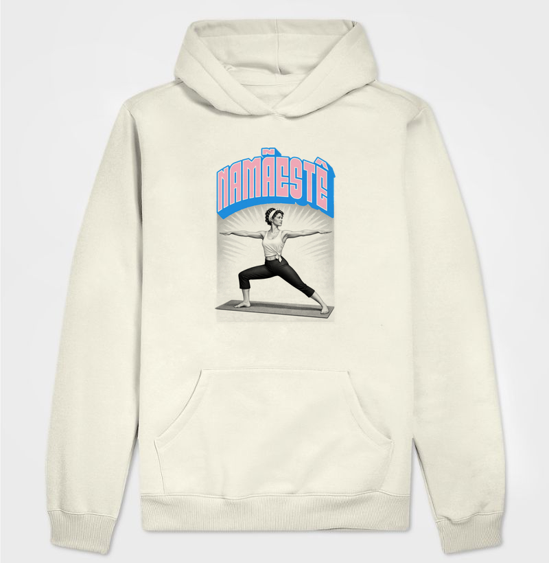 Namãestê Guerreira 1 - Hoodie Moletom Premium