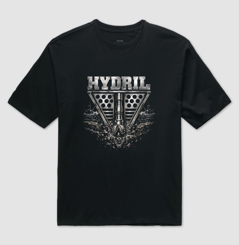 HYDRIL Well Control - Camiseta Oversized