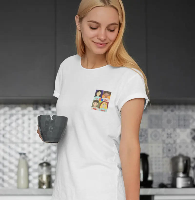 Camiseta Adulto Amour by Gabriela Hong pin