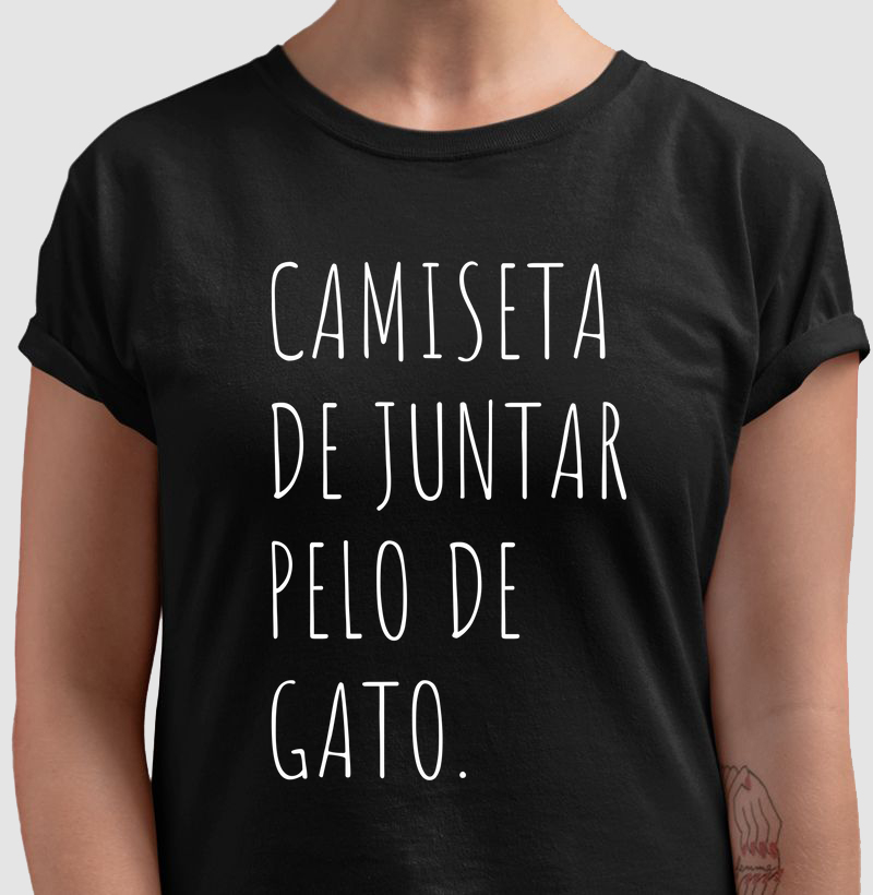 Camiseta de Juntar Pelo de Gato