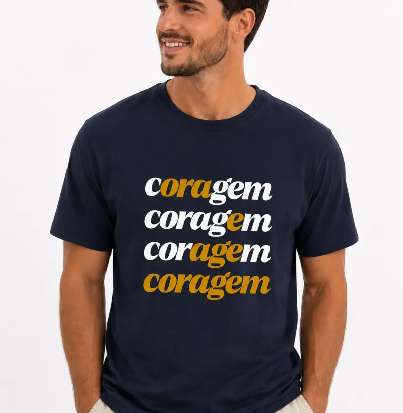 Camiseta Ora e Age Coragem