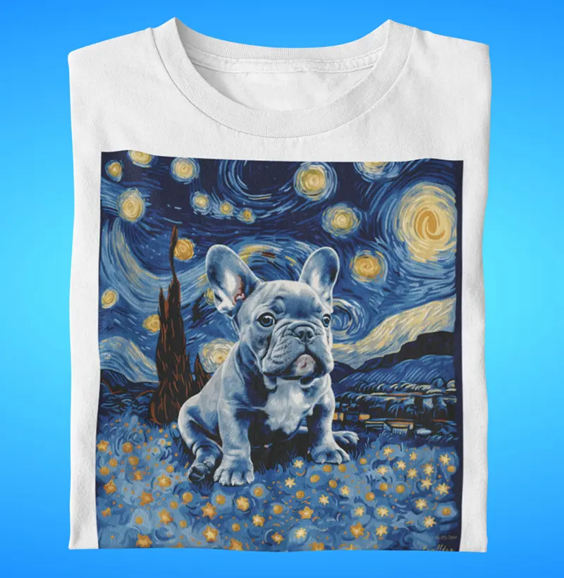 Camiseta Bulldog Frances "Van Frenchie III"