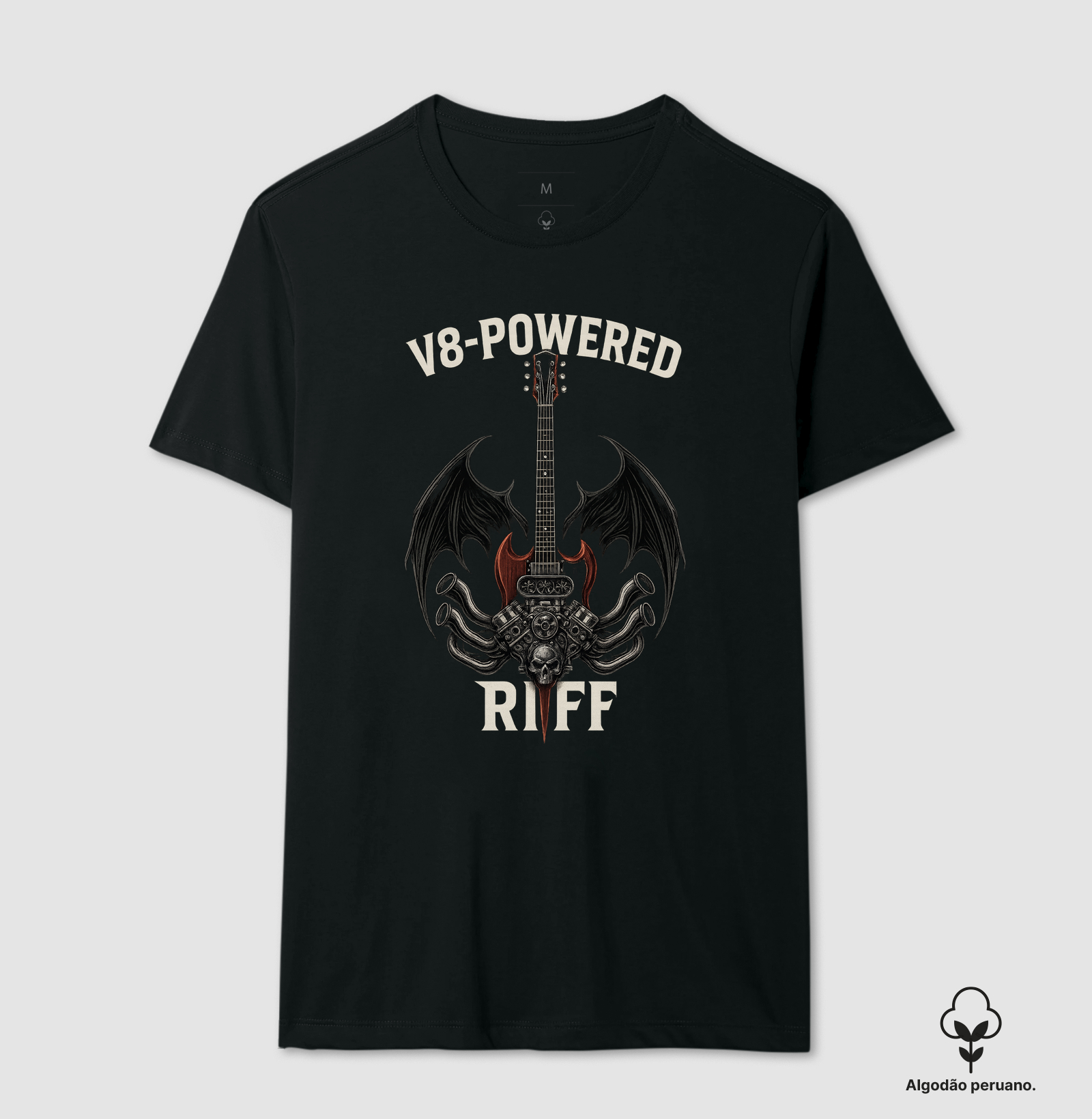 camiseta-garage-motors-kustom-v8-powered-riff-guitarra-rock-metal