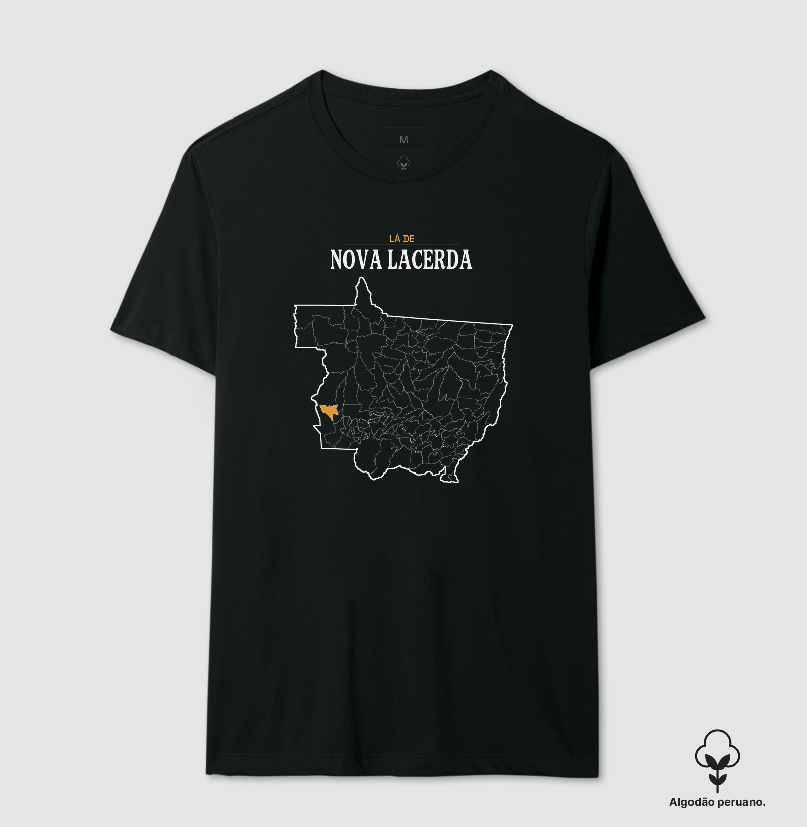 Nova Lacerda | Território MT - Camiseta Algodão Peruano