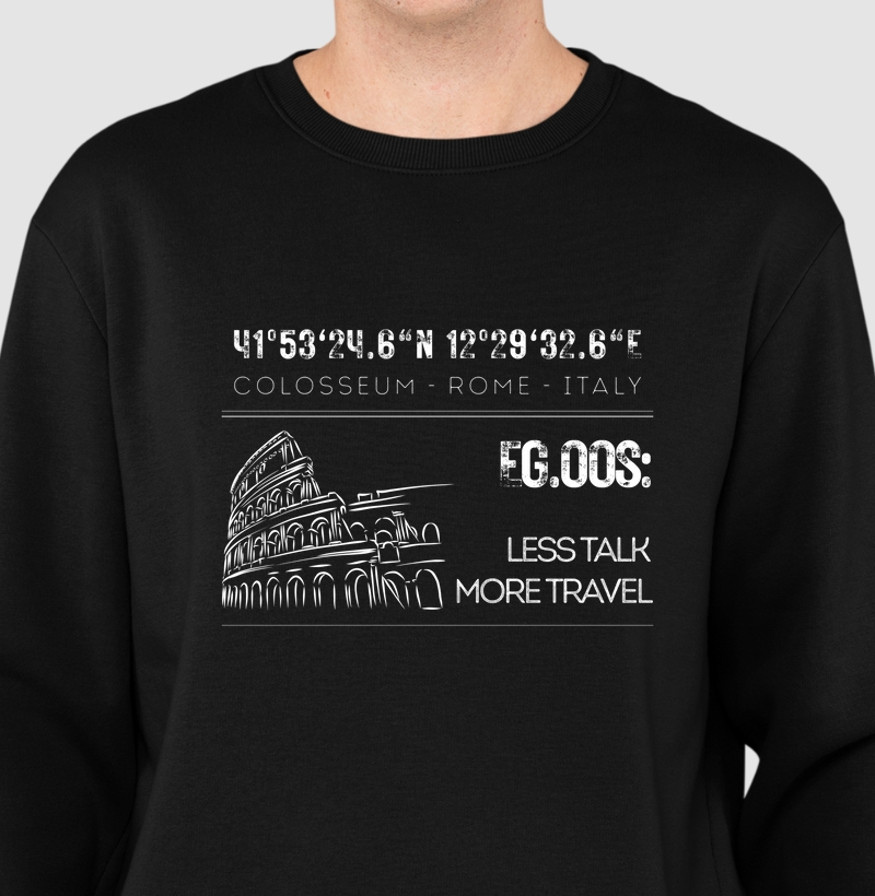 Moletom: Coordenadas Itália