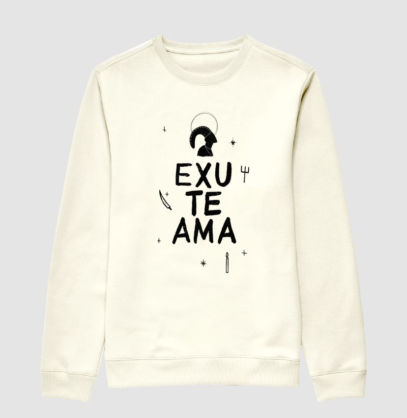 Exu Te Ama - Suéter Moletom