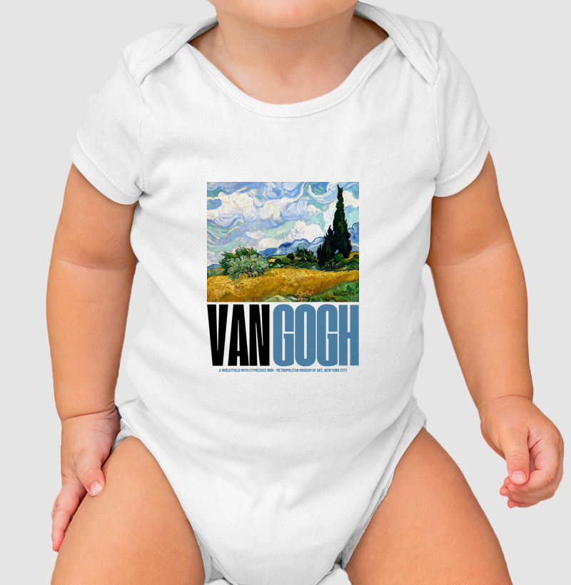 Wheat Field With Cypresses (1889) - Van Gogh