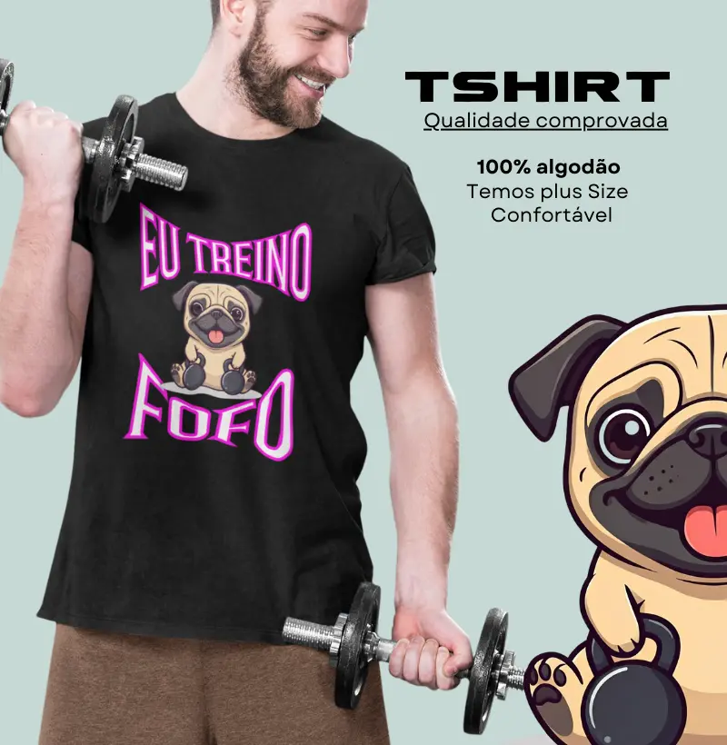Pug - Treino fofo