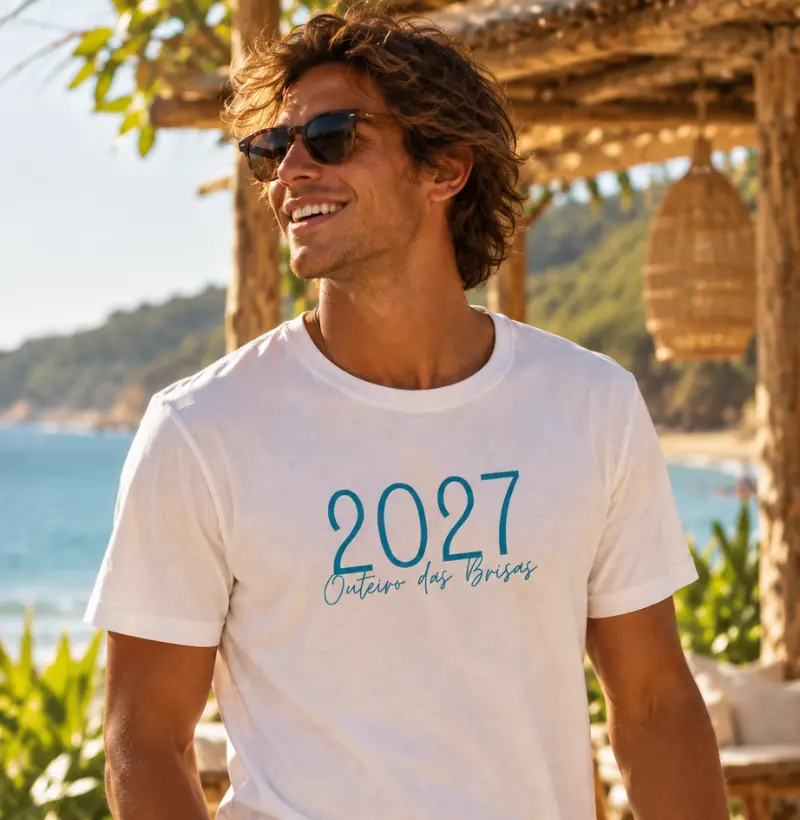 Camiseta Outeiro das Brisas 2027 – Réveillon na Bahia