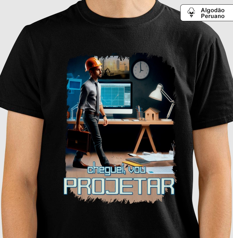 Cheguei, vou projetar