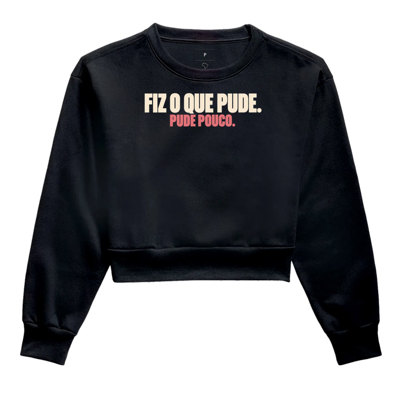 Fiz o que pude. Pude pouco.