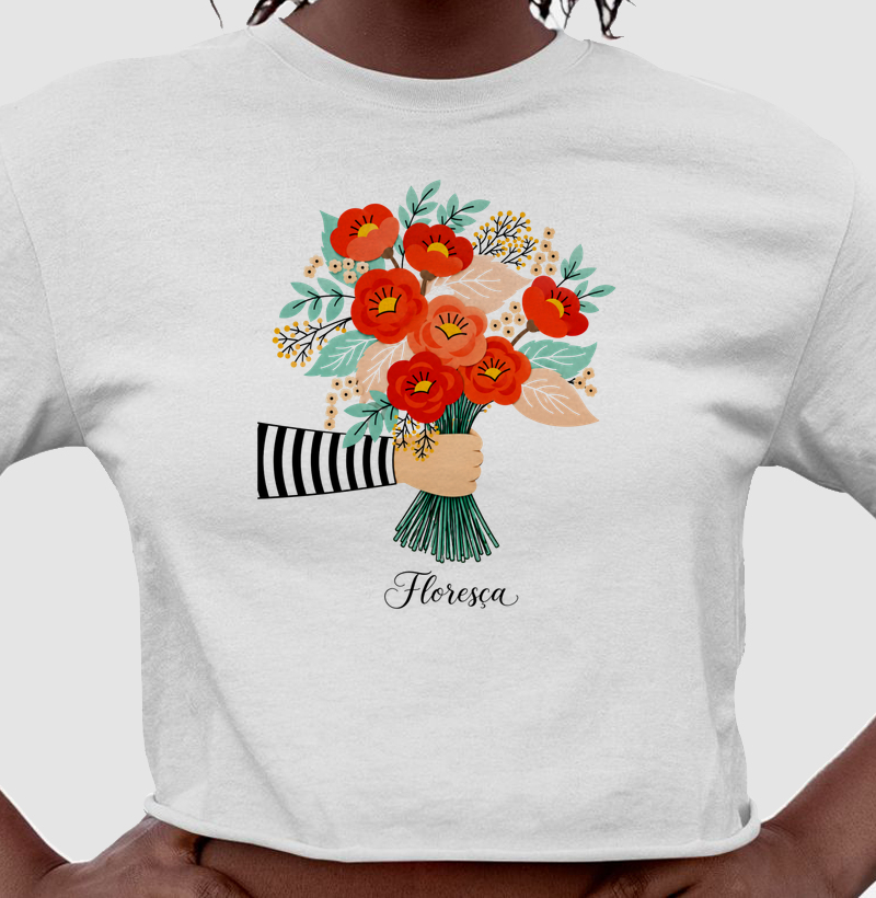 Camiseta Buquê de flores