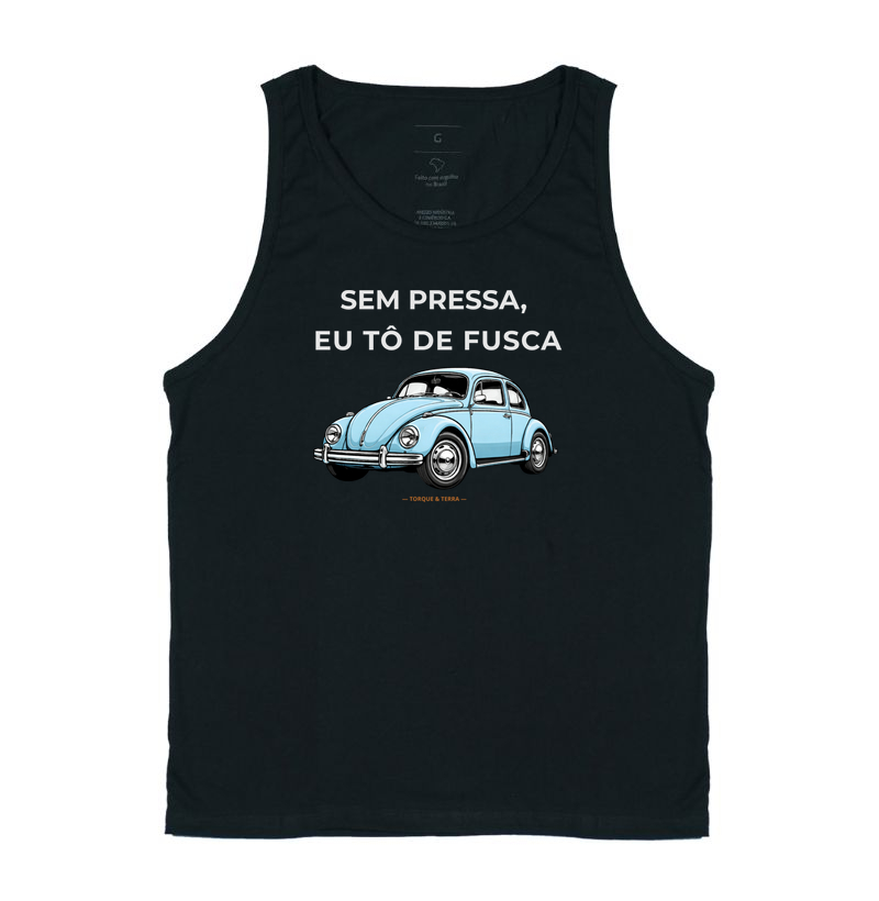 Sem pressa, eu tô de fusca - Azul Claro