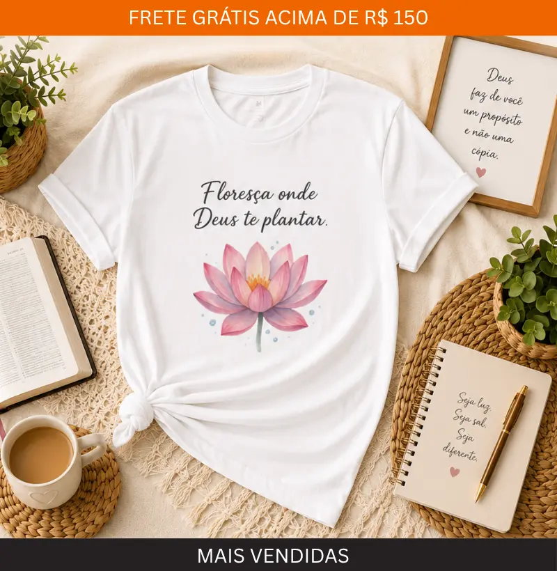 Flor de Lótus – Floresça onde Deus te plantar 