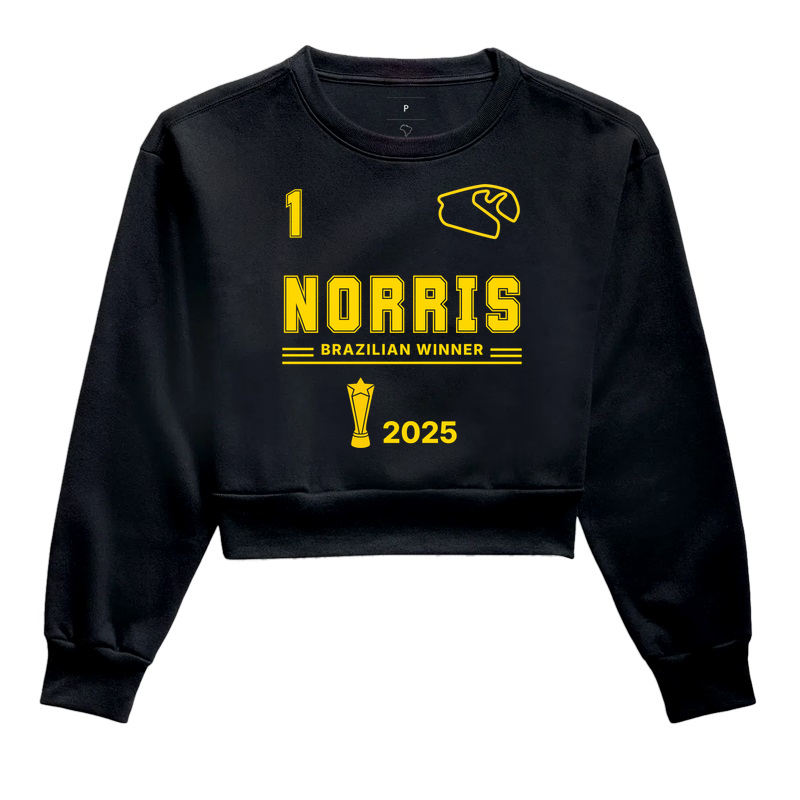 Lando Norris Brazilian Winner - Cropped Moletom