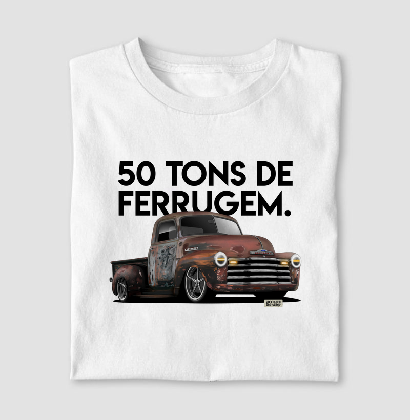 50 tons de ferrugem.