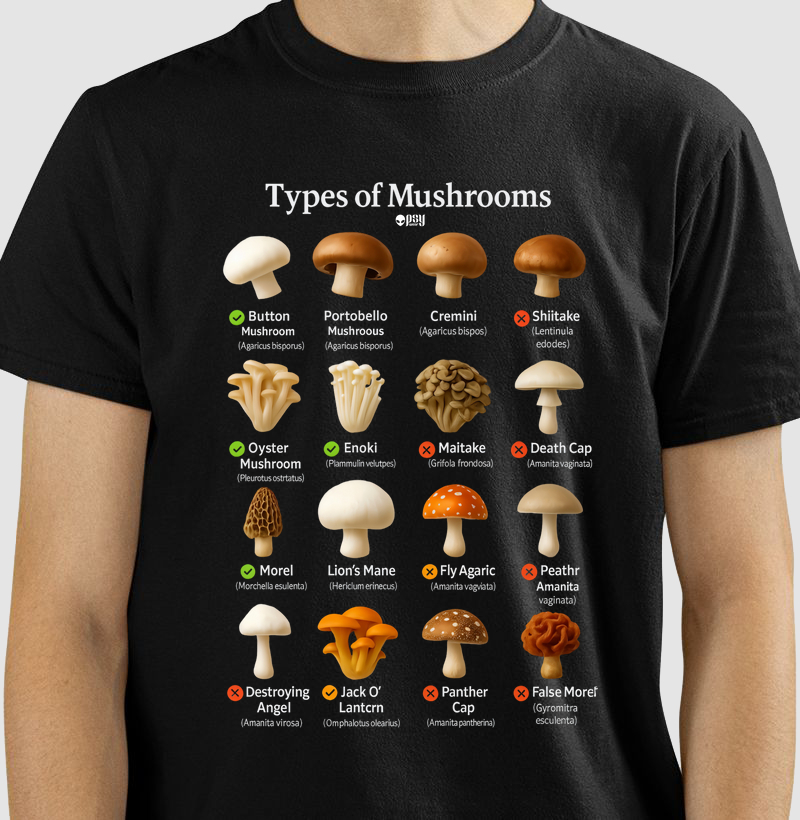 Types of Mushrooms