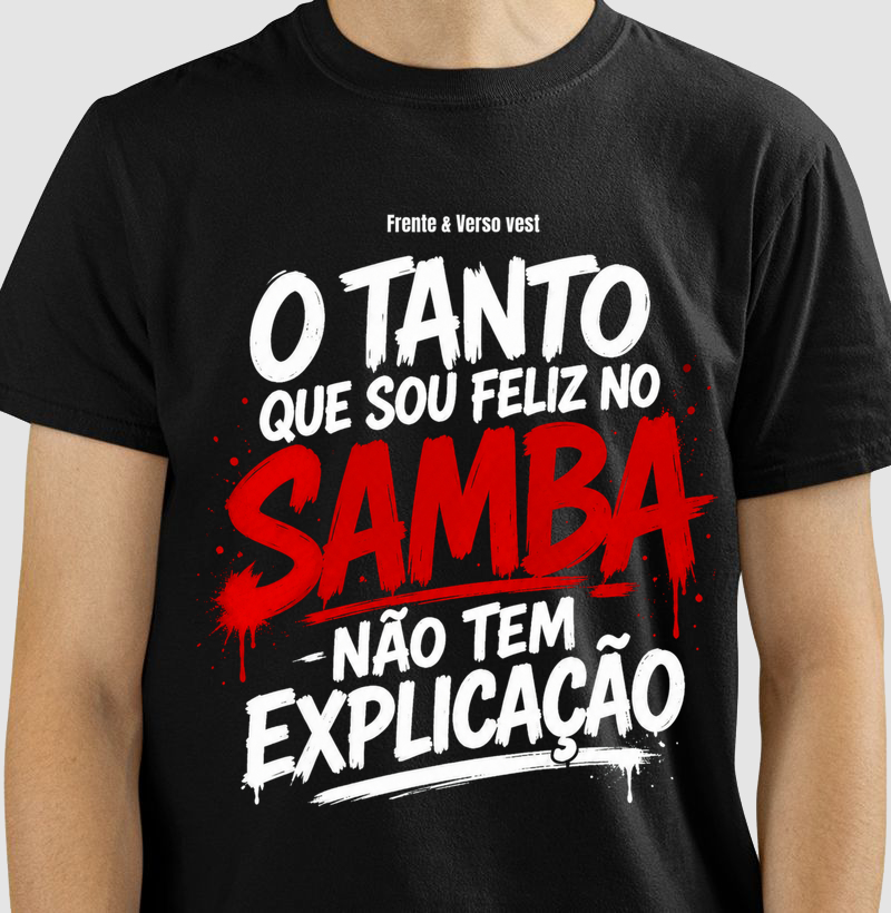 O tanto que sou feliz no Samba