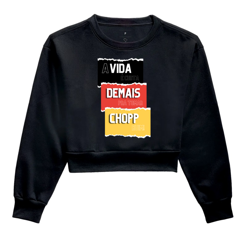 A vida é curta demais pra tomar chopp ruim