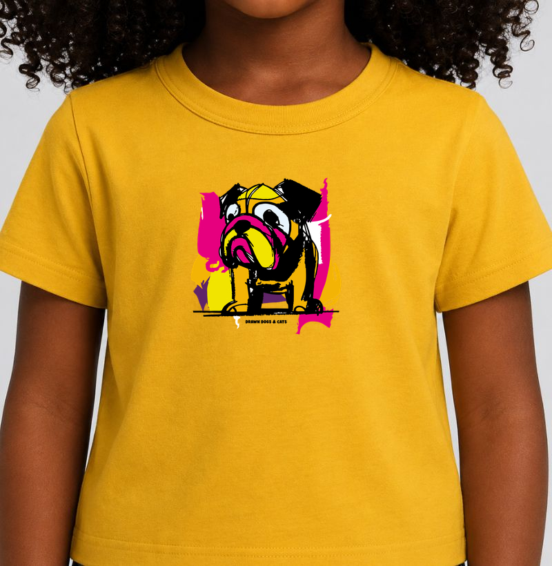Bulldog colorido