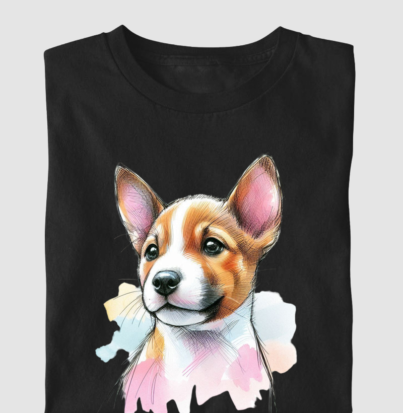 Basenji Red & White Puppy