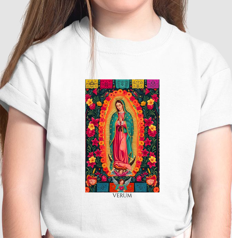 Camiseta Infantil Guadalupe Color