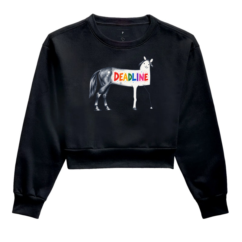 Deadline | O Cavalo dos Prazos - Cropped Moletom