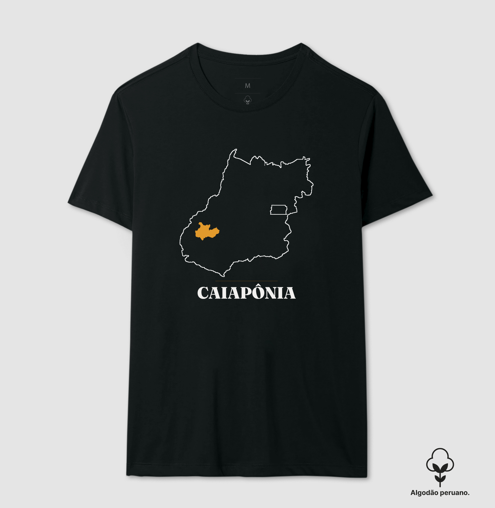 Caiapônia | Traço GO - Camiseta Algodão Peruano