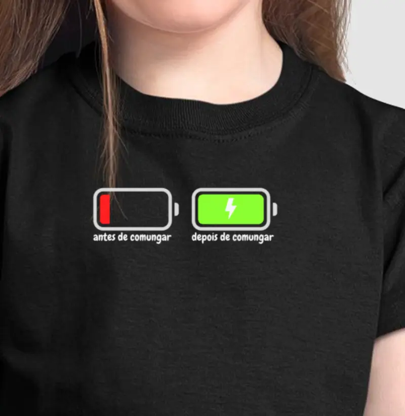 Antes e depois de comungar